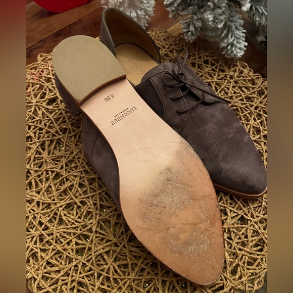 Women’s Suede Lucchese Flats Sz 8.5 - Picture 11 of 12
